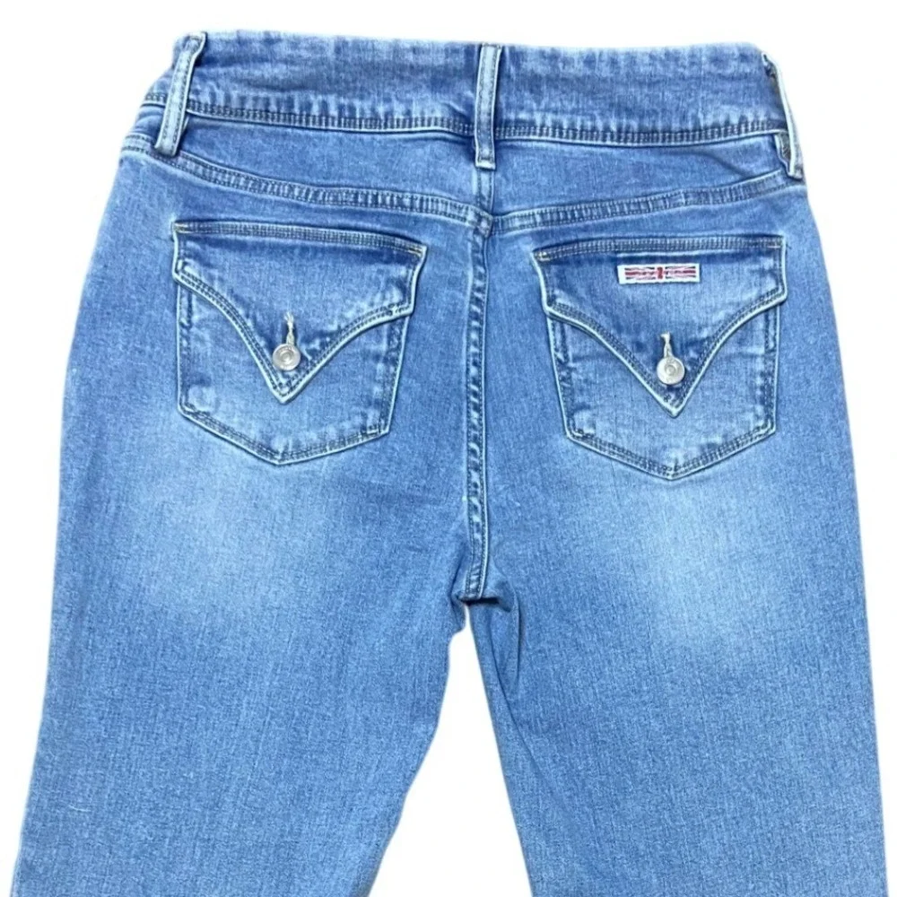 HUDSON Los Angeles Blue Wash Denim Jeans Straight Leg Streetwear Casual Size‎ 4 - Picture 11 of 12